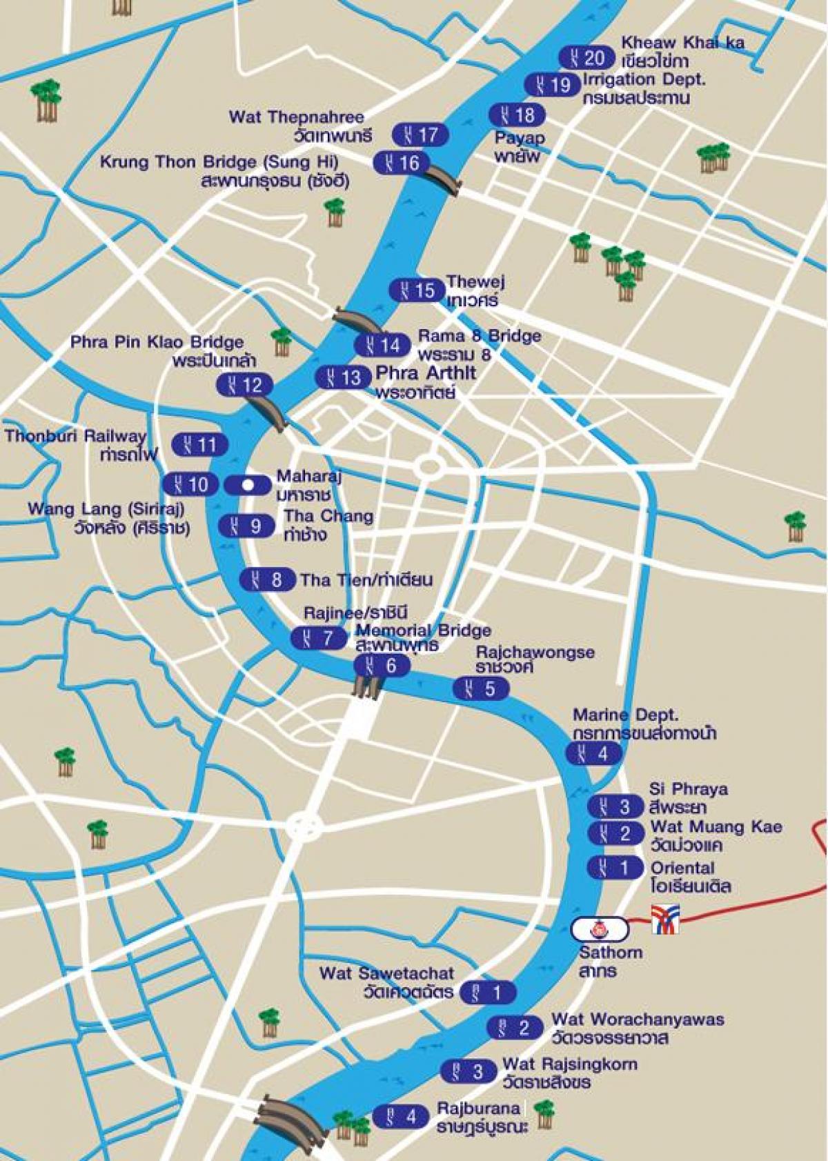 ibaiaren taxi mapa bangkok