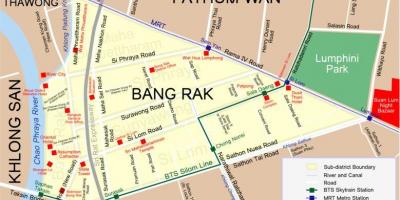 Mapa bangkok argi gorria auzoan