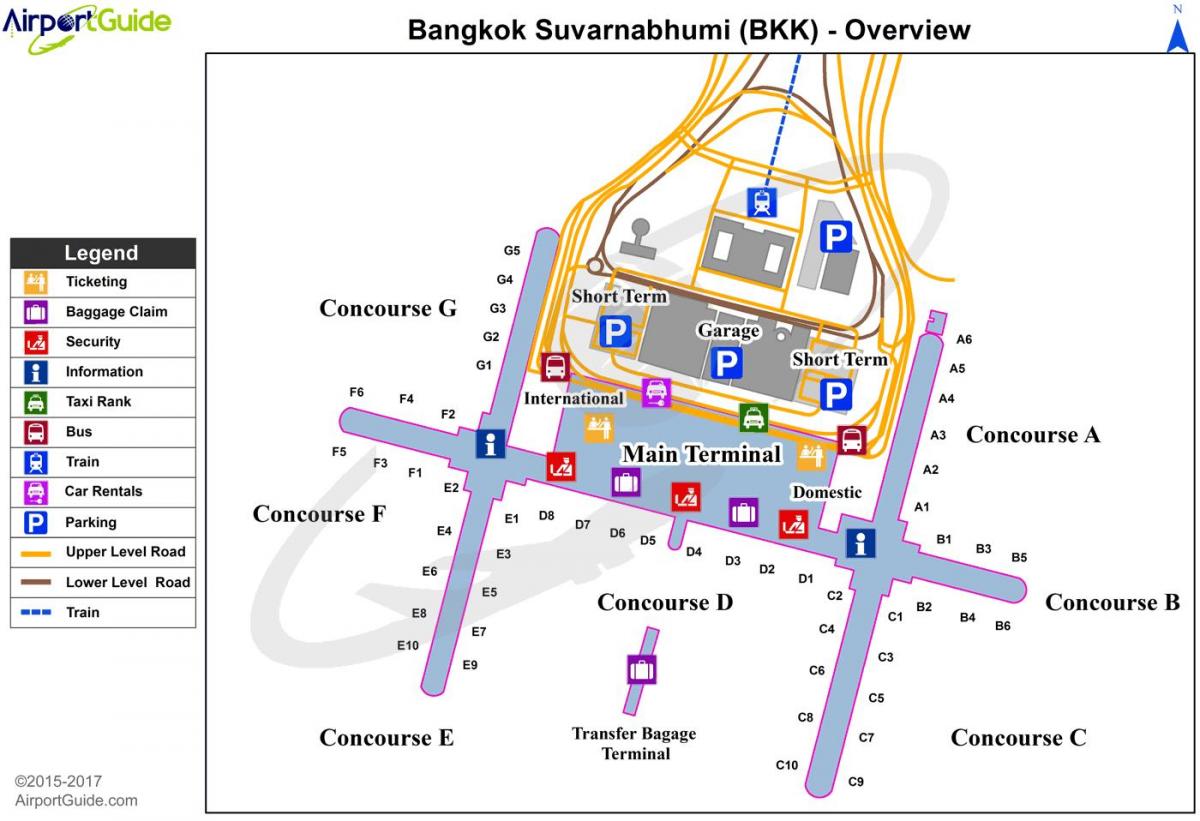 bkk aireportuko mapa