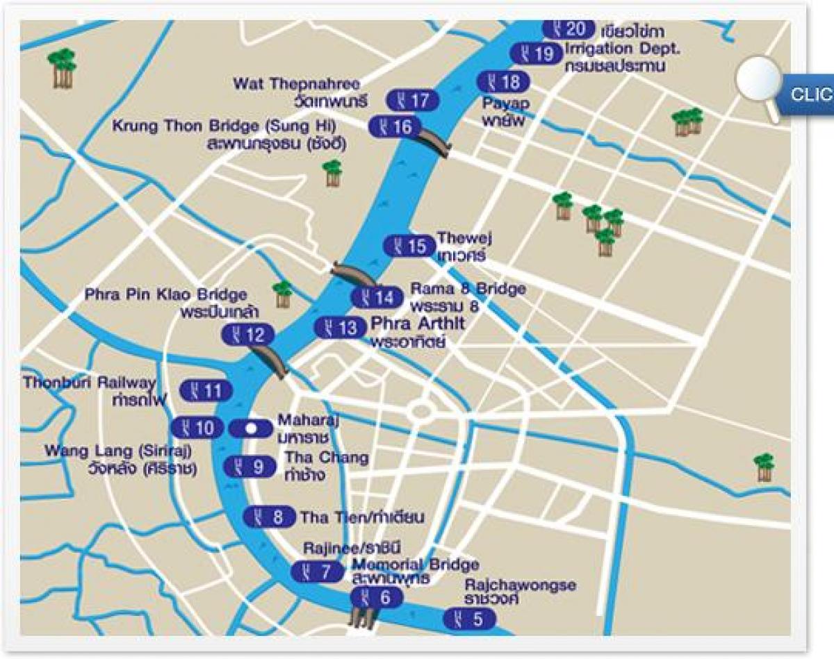 mapa bangkok ibaiaren express ontzia