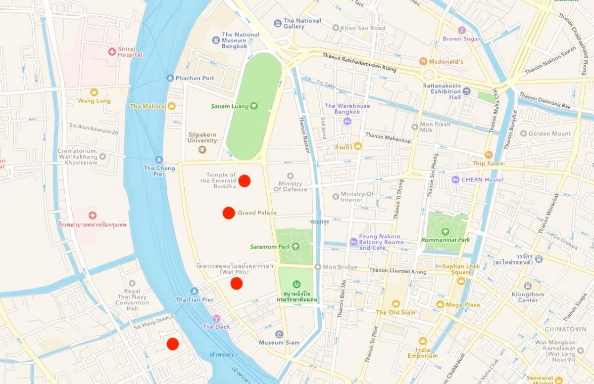mapa tenpluak bangkok