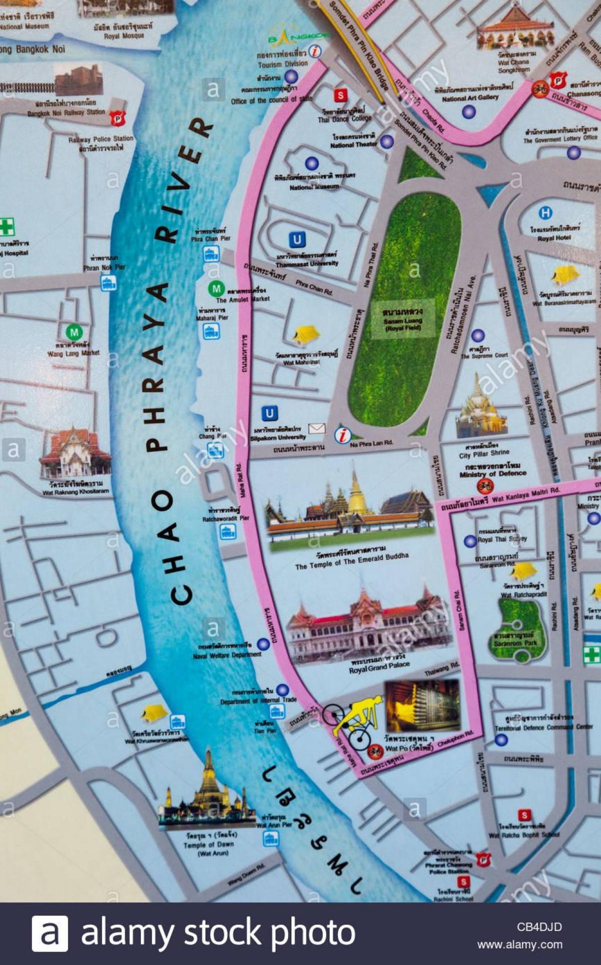bangkok mapa turismo-lekuak