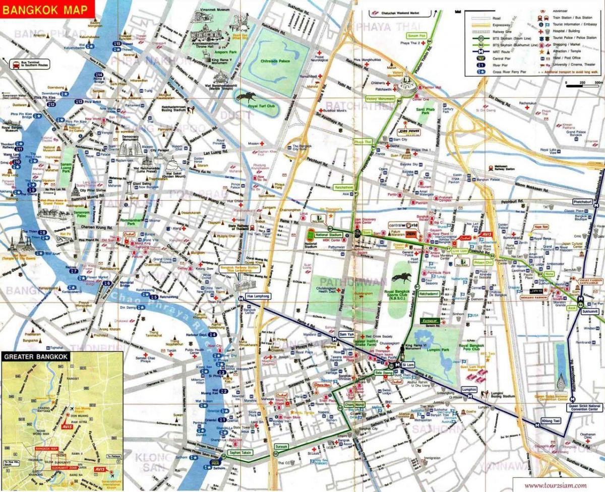 mapa mbk bangkok