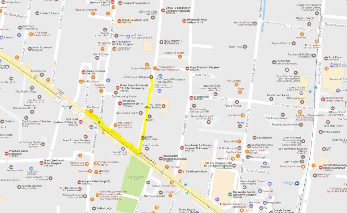 mapa sukhumvit bangkok
