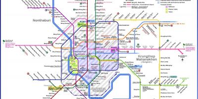 Bangkok autobus ibilbidea mapa