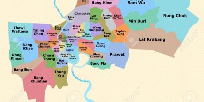 Mapa bangkok auzoan