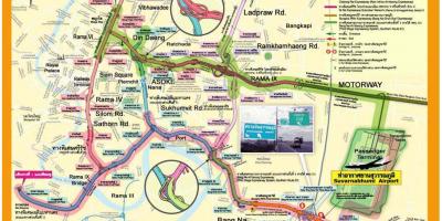 Mapa bangkok expressway