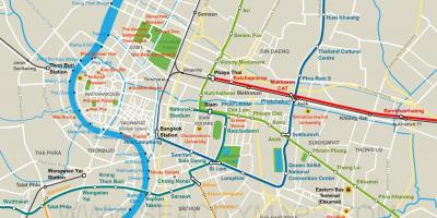Mapa bangkok hiria zentroa