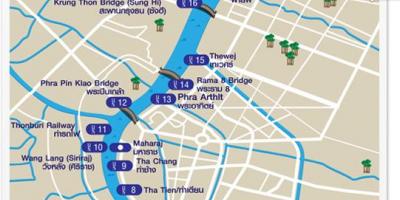 Mapa bangkok ibaiaren express ontzia