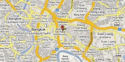 Mapa sukhumvit area bangkok